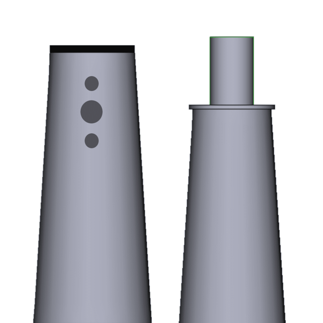 1 Piece Round Tapered Steel Pole